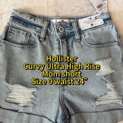 Hollister Curvy Ultra High Rise Mom Short