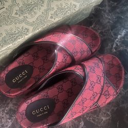 Gucci Angelina GG Canvas Red