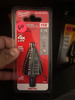 Milwaukee 1 3/8 step drill bit