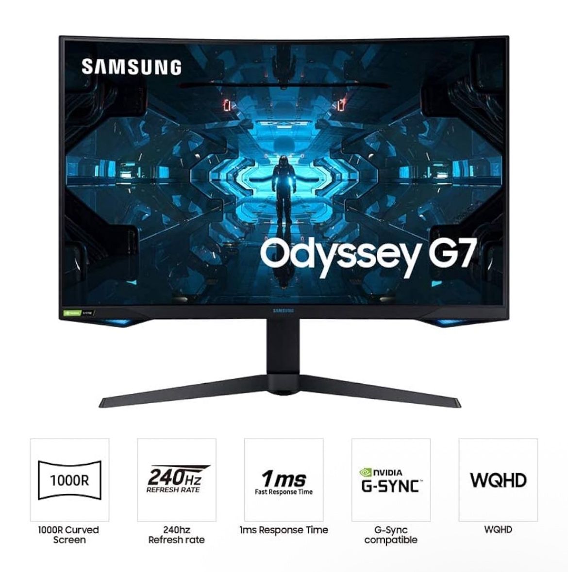 SAMSUNG Odyssey G7 Curved Gaming Monitor