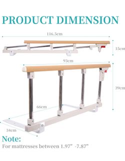 Collapsible Bed Rails (45" x  16")