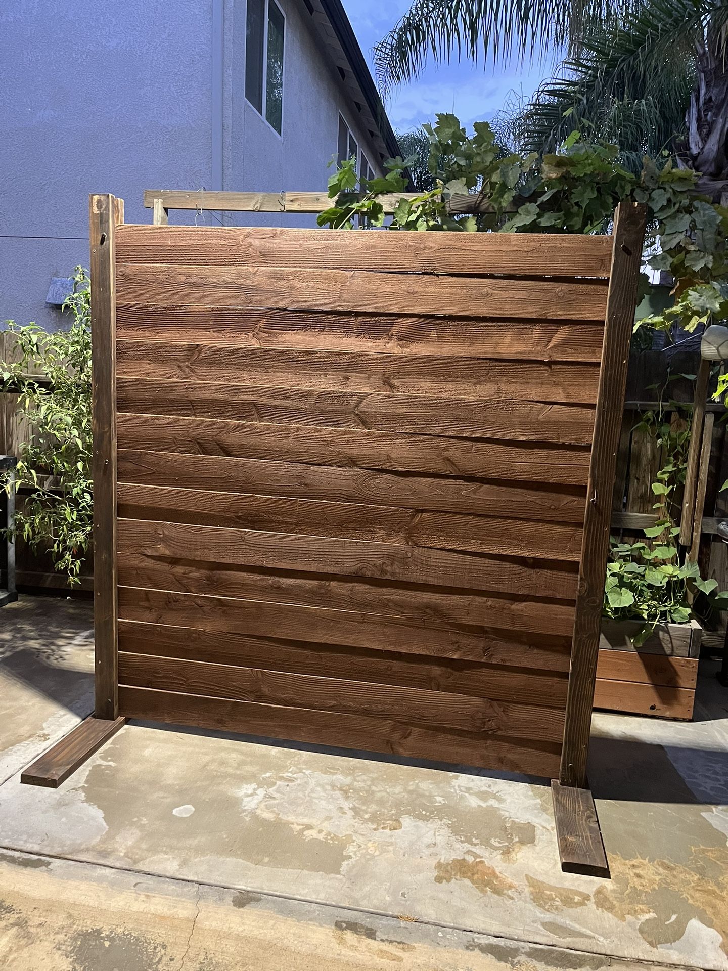 Wood backdrop