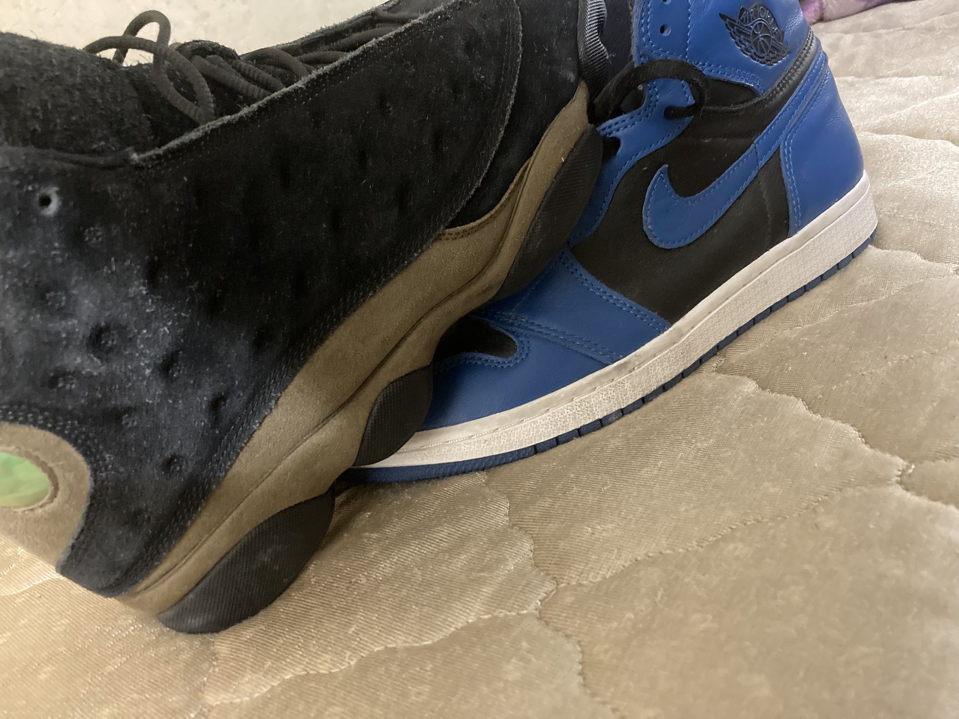 Jordan 13 Coffees Jordan 1 Blues
