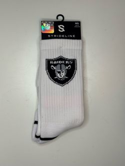 Strideline NFL Las Vegas Raiders Crew Socks M/L