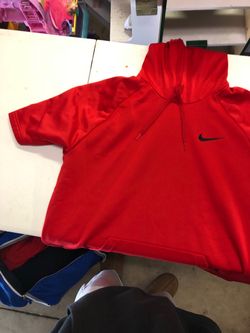 Nike Red Pullover Hoodie