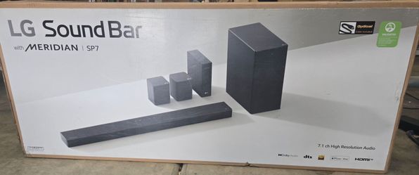 LG Sound Bar with Meridian SP7