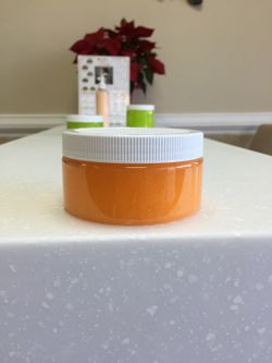 Sugar scrub, orange, 8 oz