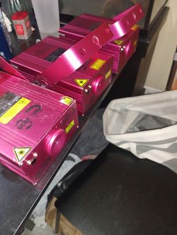 3 Chauvet Storm FX RGB Laser lights