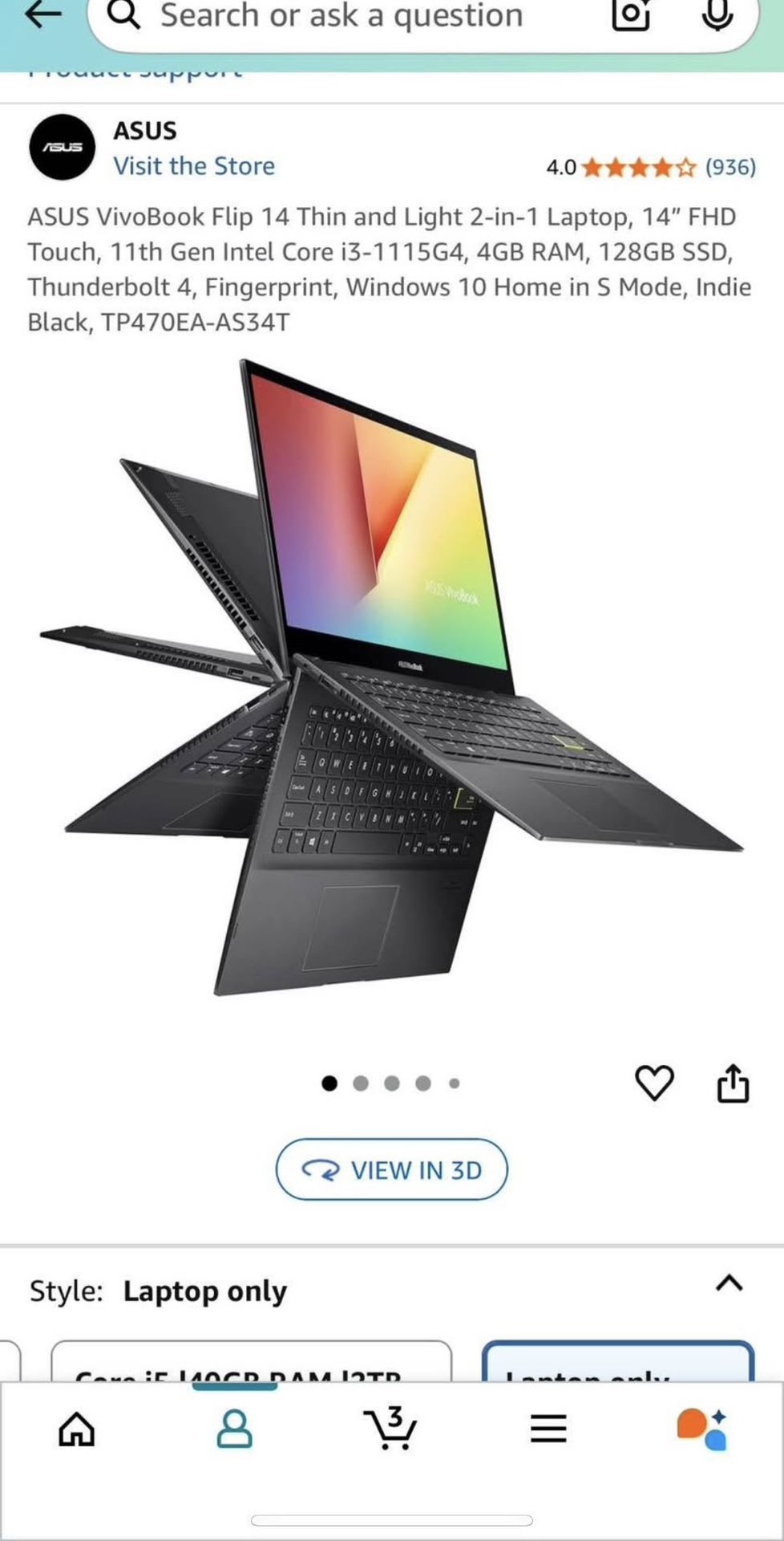 Asus Vivobook Flip 14”
