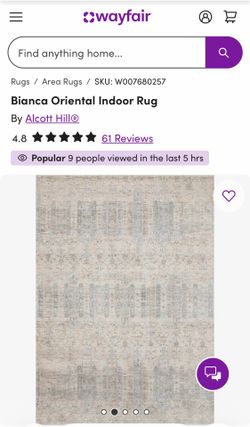Ivory Mist Bianca Rug 9’6”x12’5”