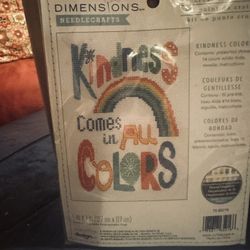 DIMENSIONS Kindness Matters Counted Cross Stitch Kit