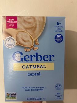 Gerber oatmeal cereal