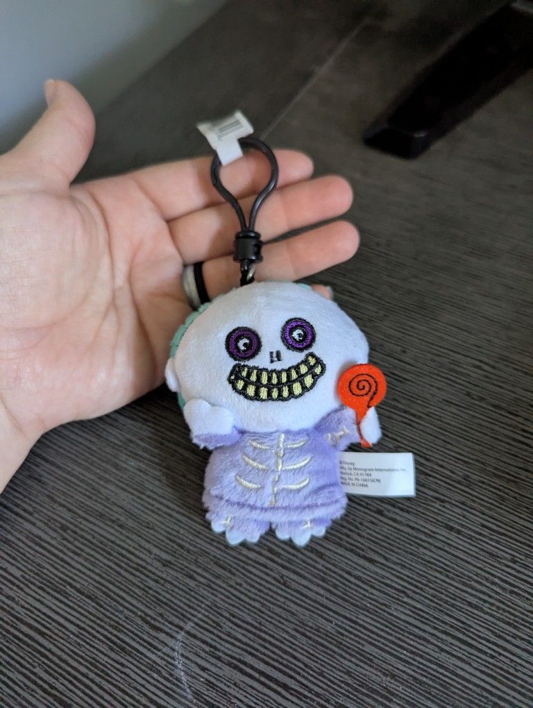 Nightmare Before Christmas Barrell KeyChain Plush