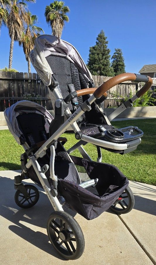 Uppababy Vista Double Stroller With Bassinet MAKE AN OFFER