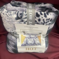 King Size Leopard Blanket