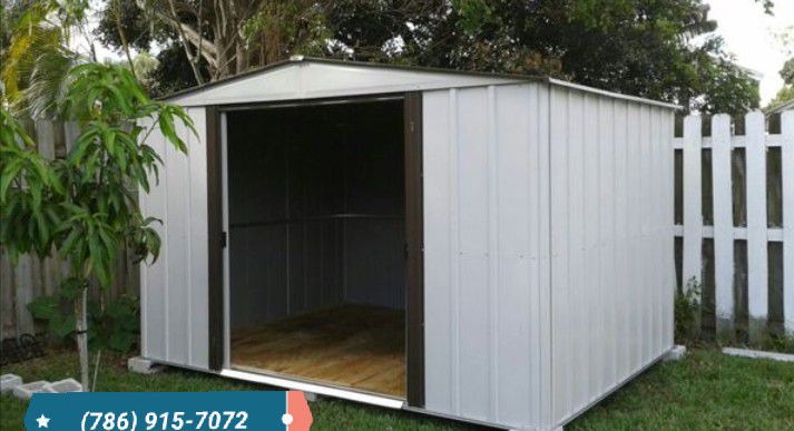 INSTALLED & DELIVERED SAME DAY! 10X8 STORAGE SHED installed with wooden flooring
