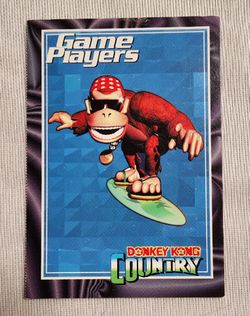 Rare 1994 Game Players Ultimate Donkey Kong Card