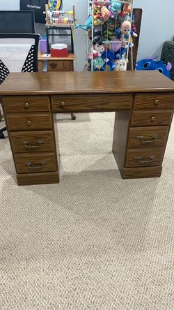 Wood desk