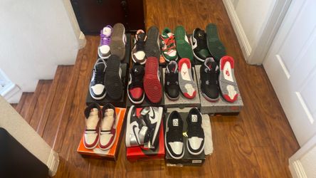 Air Jordans Chicago, Diamond, Off White, Bred 4s, etc