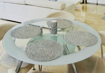 Amazing Round Glass Table 