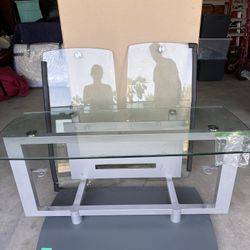 Three Tier Glass TV Stand/ Entertainment Center