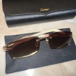 Genuine Horn Cartier Glasses