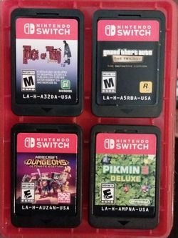 4 Nintendo switch games $40 each