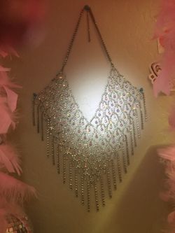 Very Sexy Rhinestone Halter Top