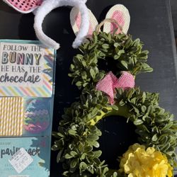 Easter Wreath & decor 