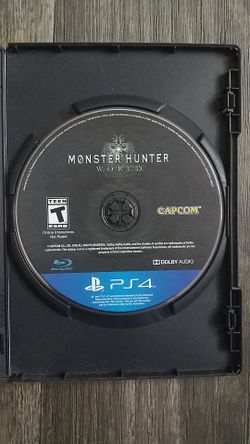 Monster Hunter: World game disc for PlayStation 4 (PS4)