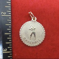 Baseball 14k Pendant