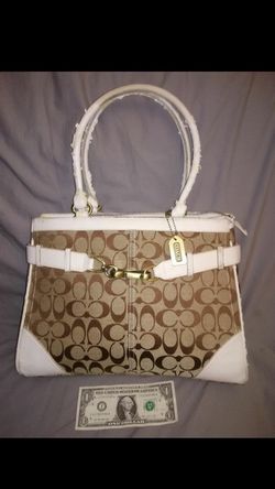 Coach expandable tote