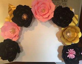 Party Decorations and Backdrops-paper flowers, birthday,baby shower,Bridal shower, any occasion