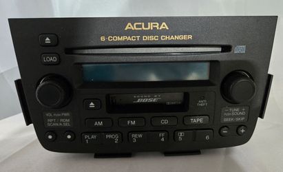 ACURA MDX Radio Stereo BOSE - Cassette Tape - 6 Disc Changer CD 39100-S3V-A230