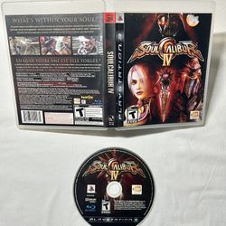 PS3 PLAYSTATION SOUL CALIBER IV 4 CIB COMPLETE LIKE NEW