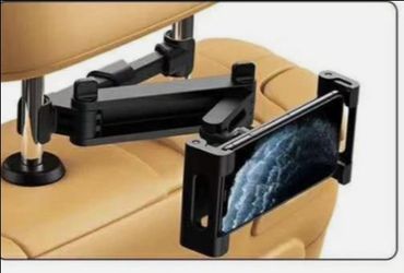 Car Headrest Tablet Holders Phone Mounts 360°Rotating Adjustable for iPad