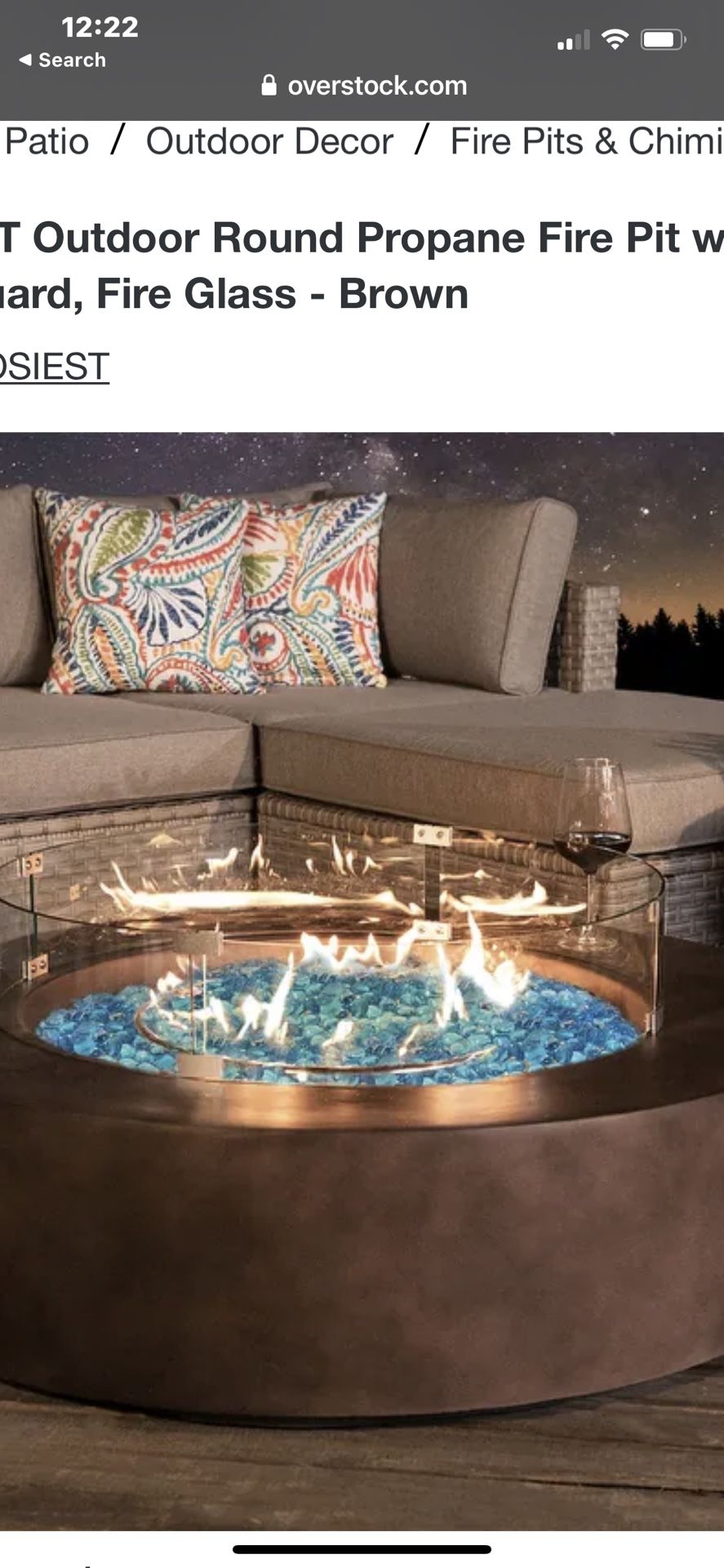 Really Nice Gas Fire Pit 