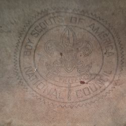 B.S.A. Antique Canvas Boy Scout Backpack With Featherweight Frointier Frame