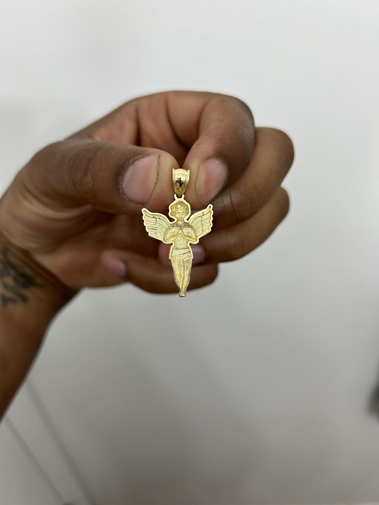 10k Gold Pendant (Guardian Angel)