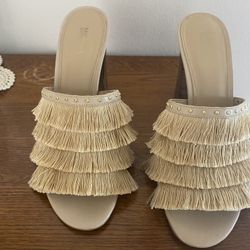 Michael Kors Fringe Sandals