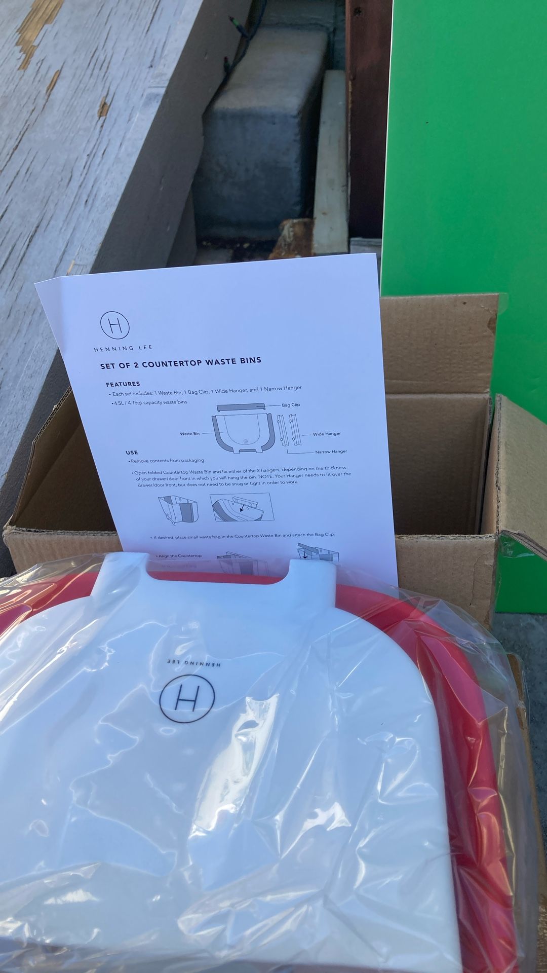 Kitchen, Trash Baskets Two