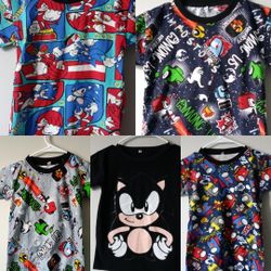 Different Styles Of Sonic Shirt For Kids