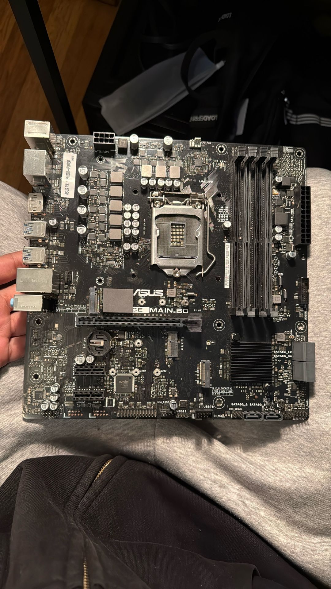 ASUS G10CE LGA1200 Motherboard + Intel AX201 WiFi/Bluetooth Card (mATX)