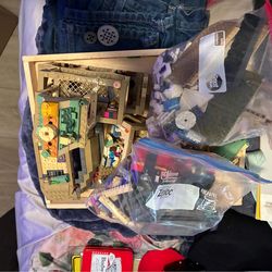 Lego books / half built sets