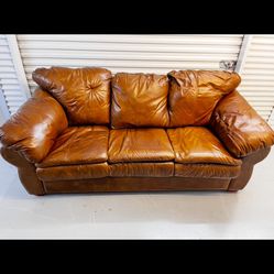 100% leather sofa