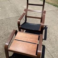IKEA Armchair & Footstool 