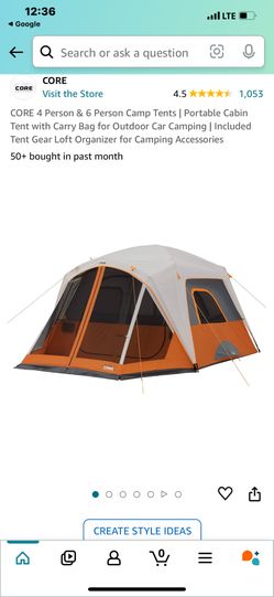 Tent 6 Person With Lights