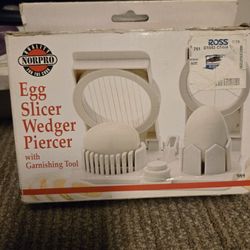 Norpro Egg Slicer/Wedger/Piercer with Garnishing Tool
