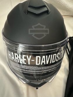 Harley-Davidson Outrush R Modular Bluetooth Helmet in Matte Black