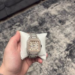 Cartier Two Tone Rose Gold Arabic